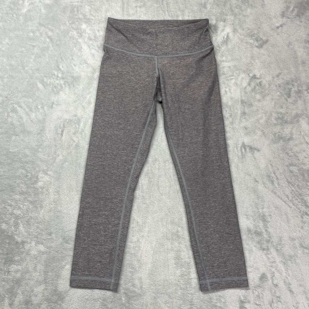 Lululemon Leggings Womens 2 (22x22) Gray Wunder Under Crop Athletic Skinny Leg